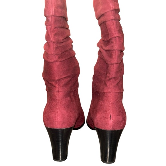 Worthington Women’s Cranberry Suede Leather Mid-Calf Boots – Size 8.5 Bohemian - Picture 5 of 12